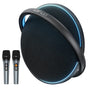 Boxa portabila Acefast Portabil (K5 Max), cu Dual Wireless Mics, 350W Peak, TWS Stereo, DSP, Lumini RGB, negru