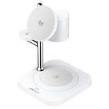 Incarcator wireless Acefast 3 in 1 Magnetic Incarcator Wireless (E39), Qi2.2, Phone + Watch + TWS, Night Light, 32.5W, alb