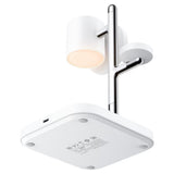Incarcator wireless Acefast 3 in 1 Magnetic Incarcator Wireless (E39), Qi2.2, Phone + Watch + TWS, Night Light, 32.5W, alb
