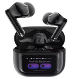 Casti wireless Acefast (W6), ANC, AI ENC, Smart Display, Gaming Mode, BT5.4, negru