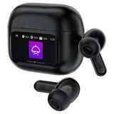 Casti wireless Acefast (W6), ANC, AI ENC, Smart Display, Gaming Mode, BT5.4, negru