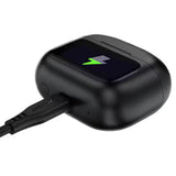 Casti wireless Acefast (W6), ANC, AI ENC, Smart Display, Gaming Mode, BT5.4, negru