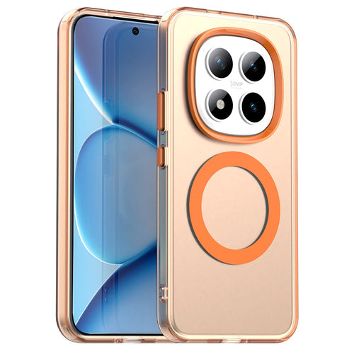 Husa pentru Xiaomi Redmi Note 15 Pro+ 5G, Techsuit CandyCase MagSafe, portocaliu