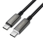 Cablu Acefast de date (C23-03), USB-C to USB-C, Smart Power-Off, 60W Incarcare rapida, Braided cable, 1.2m, negru