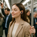 Casti wireless Acefast (W5), Design in-ear, TWS, 6-Mics Hybrid ANC, Dual-mic ENC, BT5.4, IPX4, negru