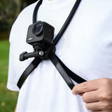 Acefast Neck Action Camera Holder (E37), Hands-Free Pov, Ergonomic Design, Enhanced Camera Stability, Negru
