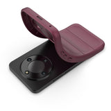 Husa pentru Honor Magic8 Lite, Techsuit Magic Shield, bordo