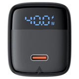 Incarcator retea Acefast (A135), Type-C, GaN, Incarcare rapida, PD45W, Afisaj LED, AC100-240V, 1.2A, 50Hz/60Hz, EU Plug, negru