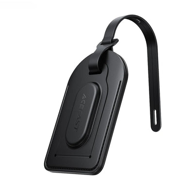 Dispozitiv anti-pierdere Acefast Smart Tracker (S5), Stylish Faux Piele Tag, pentru Luggage, BT 5.4, FindMy Network, MFi, CR2032 Battery, roz auriu