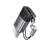 Adaptor Acefast Adapter (J19), Lightning Female to USB-C Male, 60W Charging, USB2.0 Data Transmission, Gri
