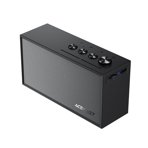 Boxa portabila Acefast Portabil (K9 Go), TWS, TF, Bluetooth 6.0, HFP Hands-Free Calls, RGB, 1200mAh, IPX4, negru