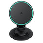 Suport auto Acefast cu Incarcare Wireless (D65), Magnetic, 15W, 3+1 Axis Adjustability, Lumina, Pliabil, negru