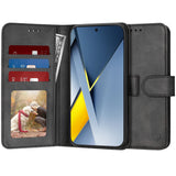 Husa pentru Xiaomi POCO F8 Ultra, Techsuit Diary Book, negru