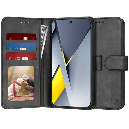 Husa pentru Xiaomi POCO F8 Pro, Techsuit Diary Book, negru