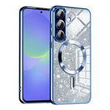 Husa pentru Samsung Galaxy A36 5G, Techsuit Lux Glitter MagSafe -Samsung Galaxy A36 5G / A56 5G, bleu
