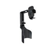 Suport auto Acefast cu 2 Bases, Reliable Clamps, One-key Opening, Flexible Rod, Non‑slip Silicon, Universal, negru