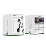 Suport auto Acefast cu 2 Bases, Reliable Clamps, One-key Opening, Flexible Rod, Non‑slip Silicon, Universal, negru