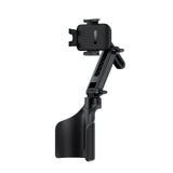 Suport auto Acefast cu 2 Bases, Reliable Clamps, One-key Opening, Flexible Rod, Non‑slip Silicon, Universal, negru