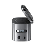 Incarcator wireless 6in1 Acefast (Z9), Wired si Incarcare Wireless rapida, GaN, USB, USB-C, 80W, Phone/Watch/Buds/Laptop, negru