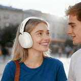 Casti wireless Acefast Wireless Headset (H12), 4-Mic Hybrid ANC, 40mm Hi-Fi, BT 5.4, Game Mode, Bass Boost, HD Mic, alb