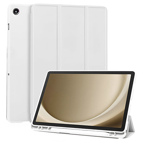 Husa tableta pentru Samsung Galaxy Tab A9 Plus, Techsuit Flex Trifold (cu Pencil Holder), gri