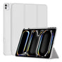 Husa tableta pentru iPad Pro 13 (2024), Techsuit Flex Trifold (cu Pencil Holder), gri