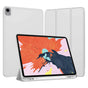 Husa tableta pentru iPad Pro 12.9 2021, Techsuit Flex Trifold (cu Pencil Holder), gri