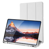 Husa tableta pentru Samsung Galaxy Tab S6 Lite 10.4 P610/P615, Techsuit Flex Trifold (cu Pencil Holder), gri