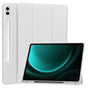 Husa tableta pentru Samsung Galaxy Tab S9 Plus, Techsuit Flex Trifold (cu Pencil Holder), gri