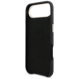 Husa pentru iPhone 17 Air, Guess Hardcase Resin Logo (GUHCP17M5PS4RGGK), negru