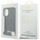 Husa pentru iPhone 17, Guess 4G Script MagSafe (GUHMP17S5P4FWMSK), negru