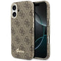 Husa pentru iPhone 17, Guess 4G Script MagSafe (GUHMP17S5P4FWMSW), maro