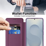 Husa pentru Samsung Galaxy S26 Ultra, Techsuit SmartMag Book Case, albastru