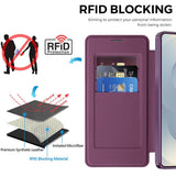 Husa pentru Samsung Galaxy S26 Ultra, Techsuit SmartMag Book Case, albastru