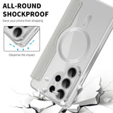 Husa pentru Samsung Galaxy S26 Ultra, Techsuit SmartMag Book Case, albastru