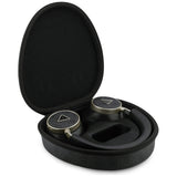Casti wireless Guess 4G Triangle Logo (GUBHC15P4MRCTK), Bluetooth, ENC Technology, Over-ear, Eco Leather, negru