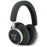 Casti wireless Guess 4G Triangle Logo (GUBHC15P4MRCTK), Bluetooth, ENC Technology, Over-ear, Eco Leather, negru