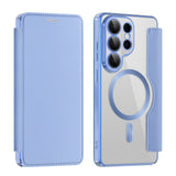 Husa pentru Samsung Galaxy S26 Ultra, Techsuit SmartMag Book Case, bleu