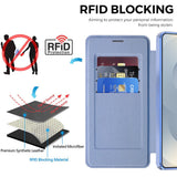 Husa pentru Samsung Galaxy S26 Ultra, Techsuit SmartMag Book Case, bleu