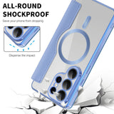 Husa pentru Samsung Galaxy S26 Ultra, Techsuit SmartMag Book Case, bleu