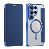 Husa pentru Samsung Galaxy S26 Ultra, Techsuit SmartMag Book Case, albastru