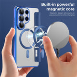 Husa pentru Samsung Galaxy S26 Ultra, Techsuit SmartMag Book Case, albastru