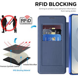Husa pentru Samsung Galaxy S26 Ultra, Techsuit SmartMag Book Case, albastru