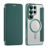 Husa pentru Samsung Galaxy S26 Ultra, Techsuit SmartMag Book Case, albastru