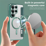 Husa pentru Samsung Galaxy S26 Ultra, Techsuit SmartMag Book Case, albastru