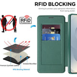 Husa pentru Samsung Galaxy S26 Ultra, Techsuit SmartMag Book Case, albastru