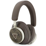 Casti wireless Guess 4G Triangle Logo (GUBHC15P4MRCTW), Bluetooth, ENC Technology, Over-ear, Eco Leather, maro