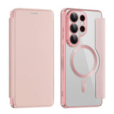 Husa pentru Samsung Galaxy S26 Ultra, Techsuit SmartMag Book Case, albastru