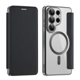 Husa pentru Samsung Galaxy S26 Ultra, Techsuit SmartMag Book Case, albastru