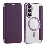 Husa pentru Samsung Galaxy S26 Plus, Techsuit SmartMag Book Case, albastru